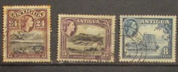 Antigua 1953 Nelson Dockyard 5c Martello Tower 8c St. Johns Harbour 24c - 1858-1960 Colonia Británica