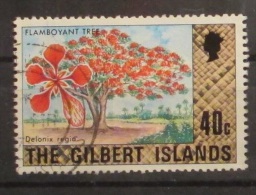 Gilbert Islands 1974 Plants Flamboyant Tree 40c - Gilbert- Und Ellice-Inseln (...-1979)