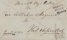 Brief Von Ostra Vom 21.2.1840 Ansehen Mit Inhalt !!!!!!!!!!!! - Vorphilatelie