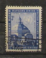 Nazioni Unite United Nations 1958 Central Hall London 3c - Used Stamps