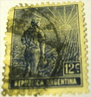 Argentina 1912 Agriculture 12c - Used - Oblitérés