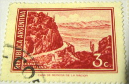 Argentina 1971 Catamarca Cuesta De Zapata 3c - Used - Used Stamps