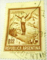 Argentina 1971 SC De Bariloche Deportes De Inverno 1.00p - Used - Gebraucht