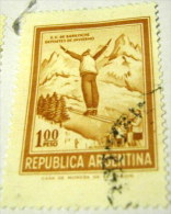 Argentina 1971 SC De Bariloche Deportes De Inverno 1.00p - Used - Gebraucht
