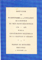 Haguenau  Maison De Retraites  1932 - Andere & Zonder Classificatie