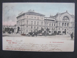 AK WIEN Nordwestbahnhof Bahnhof 1902 /// U9094 - Wien Mitte