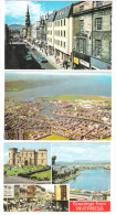 Scotland - 3 Cards - Inverness - High Street - Air View - Inverness-shire