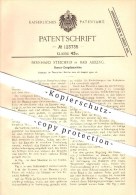 Original Patent - Bernhard Steichele In Bad Aibling , 1900 , Sensen Dengelmaschine , Landwirtschaft !!! - Bad Aibling