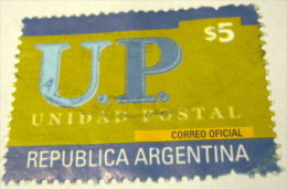 Argentina 2002 Postal Agents Stamps $5 - Used - Gebraucht