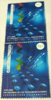 Argentina 1999 National Telecommunications Day 75c X2 - Used - Oblitérés