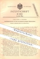 Original Patent - Carl Stapf In Golzern B. Grimma , 1903 , Papiermaschine Mit Registerschienen , Papierfabrik !!! - Grimma