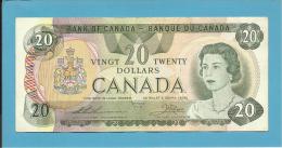 CANADA - 20 DOLLARS - ( 1979 ) - Pick 93.c - Sign. Thiessen-Crow - 2 Scans - Kanada