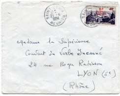 SAINT DENIS Env. Du 21/04/1954 Avec Timbre N°314 - Storia Postale