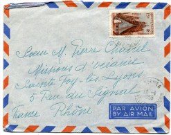 NOUMEA Env. Du 12/01/1955 Avec Timbre N°279 - Briefe U. Dokumente