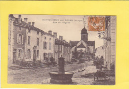 CPA  - MONTHUREUX Sur SAONE - Rue De L´église  - écrite Et Timbrée 1929 - Brochère éditeur - Monthureux Sur Saone