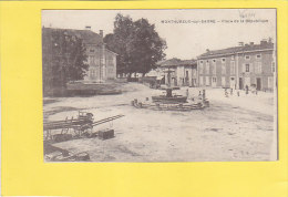 CPA  - MONTHUREUX Sur SAONE -  Place De La République - Simi Bromure Bréger éditeur - Monthureux Sur Saone