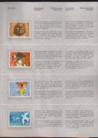 Suisse YV 1185/8 Neuf Sans Gomme 1983 Timbres Spéciaux - Neufs