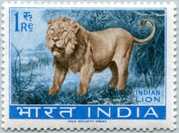 N° Michel 362 (YT 152) - Timbres D´Inde - (MNH) - (1963) - Asiatic Lion (Panthera Leo Persica) (JS) - Ungebraucht