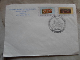 Hungary  - Magyaroszág -Csehszlovákia áll. Bélyegkiállítás Békéscsaba 1981     D129113 - Foglietto Ricordo