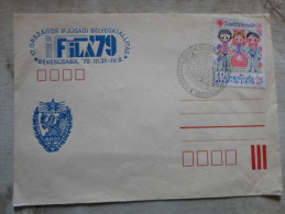 Hungary  -FILA 79  Békéscsaba  1979 Alkalmi Bélyegzés   D129117 - Feuillets Souvenir