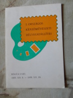 Hungary  -Országos  Képz. Bélyegkiállítás  Békéscsaba  1966  Programm -   D129123 - Herdenkingsblaadjes