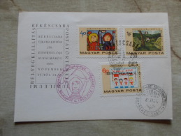 Hungary  Békéscsaba 250 éves - 1968 - FDC     D129135 - Commemorative Sheets