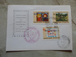 Hungary  Békéscsaba 250 éves - 1968 - FDC     D129135 - Hojas Conmemorativas