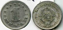 Yougoslavie Yugoslavia 1 Dinar 1953 KM 30 - Joegoslavië