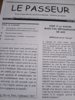 Le Passeur, Bulletin De L' École Dispersée De Santé Européenne N° 3734 : J. Carpentier - J. Barsony. 2000 (6 Pages) - Medizin & Gesundheit