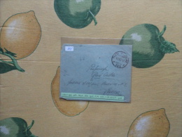 1917  Lettera Affrancata Michetti 20 Cent. Al Verso Guller P.M. 101 - Other & Unclassified