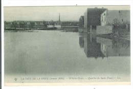 ILE SAINT DENIS - Crue De La Seine Janvier 1910 - Quartier Du Saule Fleuri - L'Ile Saint Denis