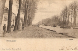 Willebroeck / Willebroek : Het Kanaal Met Boten 1903 - Willebrök