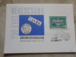 Hungary  Békéscsaba 250 éves - 1968 - Dubna -atomkutató Intézet   D129151 - Souvenirbögen