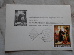 Hungary Békéscsaba  1966 - Országos Képz. Bélyegkiállítás     D129187 - Local Post Stamps