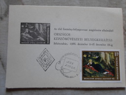 Hungary Békéscsaba  1966 - Országos Képz. Bélyegkiállítás     D129190 - Emissioni Locali