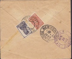 Soviet Union Registered Einschreiben ?????? 1933 Cover Brief To NEW ROCHELLE United States (2 Scans) - Cartas & Documentos