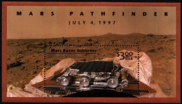 USA 1997 MiNr. 2903 (Block 39)  ** / Mint  Marsmission Pathfinder, Marsfahrzeug "Sojourner" - North  America