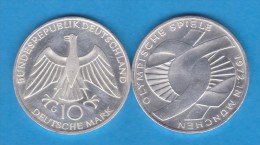 ALEMANIA (Republica Federal) 10 Marcos 1.972 G PLATA/SILVER SC/UNC  KM#131  T-DL-10.798 - Andere & Zonder Classificatie