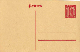 Deutsches Reich 1920 Dienstpostkarte, Mi DP 4 * [290315KI] - Postkarten