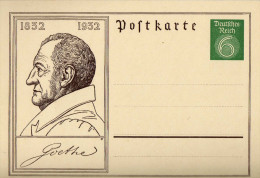 Deutsches Reich 1932 Mi P 213 *, Goethe [290315KI] - Postkarten