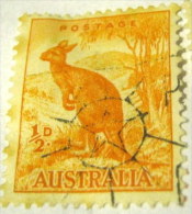 Australia 1937 Kangaroo 0.5d - Used - Used Stamps