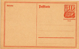 Deutsches Reich 1921 Mi P 141 I * [290315KI] - Tarjetas