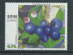 St Pierre Et Miquelon N° 794 XX Art : Peinture "Les Bleuets" De M.L. Drillet Sans Charnière,TB - Unused Stamps