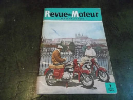REVUE DU MOTEUR TCHECOSLOVAQUE  7/1956 - Motorfietsen