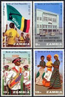 ZAMBIA - 2nd REPUBLIC - FLAG - MUSIC - DANCE - 1973 - MNH ** - Zambia (1965-...)