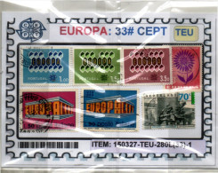 THEMATICS:CEPT UNION COMMEMORATIVES (TEU-280L(33)-1 - Sammlungen