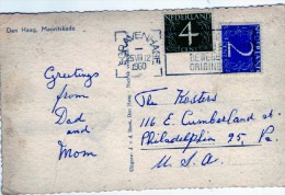 2594  Postal   Holanda   Gravenhage 1960 - Storia Postale