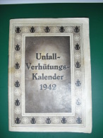 WWII Unfall Verhütungskalender 1942 Calendrier Allemand Militaire Militaria - Collections