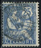 ALEXANDRIE 27° 25c Bleu Pale (10% De La Cote + 0,15) - Oblitérés