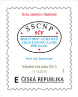 Czech Rep. / My Own Stamps (2014) 0208: ERRORS! Collectors Society Postal Stationery (SSCNP) Union Of Czech Philatelists - Variétés Et Curiosités